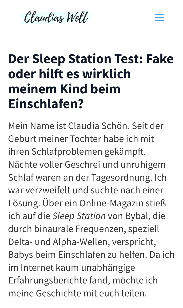 Claudia Blog